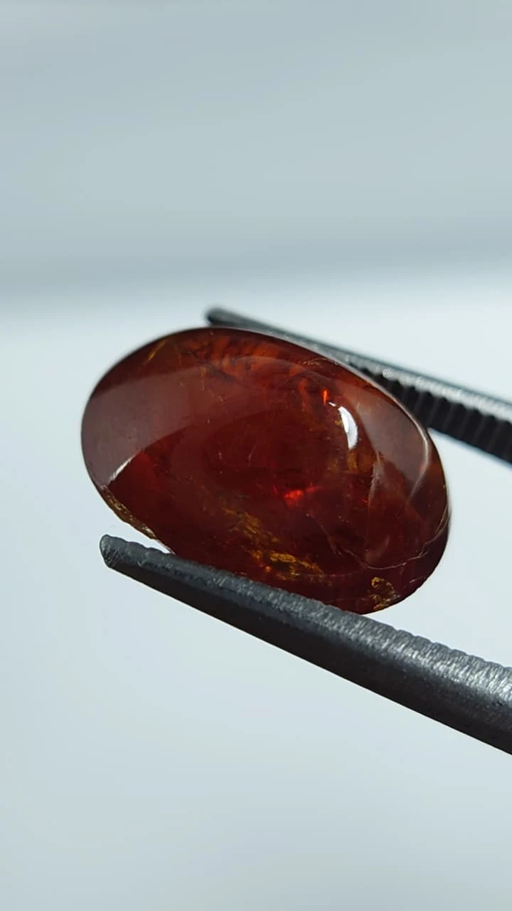 7.5ct Cabochon Faceted Spessartite Garnet from Nigeria — view 4